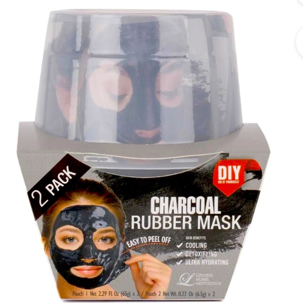 Aesthetic Charcoal Rubber mask- brand mew
